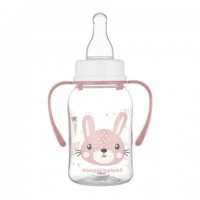 Бутылка с ручками  CUTE ANIMALS 120 ml 11/823 pink