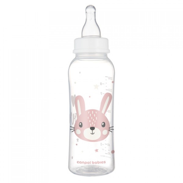 Pudele CUTE ANIMALS 250 ml 11/841 pink-pudeles un piederumi-bebis.lv