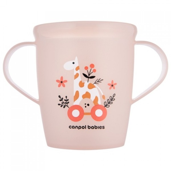 Кружка  с двумя ручками 250 ml TOYS 2/101 coral-Кормление ребёнка-bebis.lv