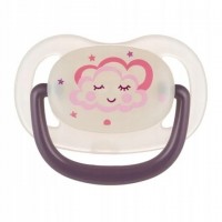 Пустышка NIGHT DREAMS анатомическая 0-6m 22/500 pink