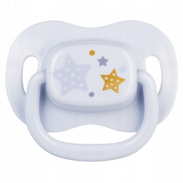 Пустышка NEWBORN симметричная 0-6m. 22/580 blue Пустышка NEWBORN симметричная 0-6m. 22/580 blue-Средства по уходу-bebis.lv
