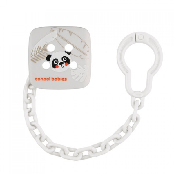 Māneklīša ķēde BabiesBoo 2/439 white-Bērna kopšana-bebis.lv