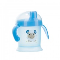 Mācību krūze neizlīstošā BUNNY&Co 31/300 blue