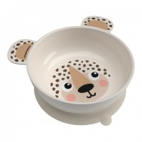 Children’s bowl with handles and suction base (400 ml) BabiesBoo 32/400 cream