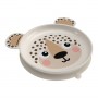Šķivis ar austiņām un piesūcekni 19 cm BabiesBoo 32/401 cream-Bērna barošana-bebis.lv