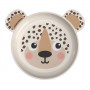 Šķivis ar austiņām un piesūcekni 19 cm BabiesBoo 32/401 cream-Bērna barošana-bebis.lv