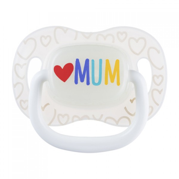Симметричная пустышка для детей 6-18 месяцев, LoveMum&Dad, 2 шт.-Средства по уходу-bebis.lv