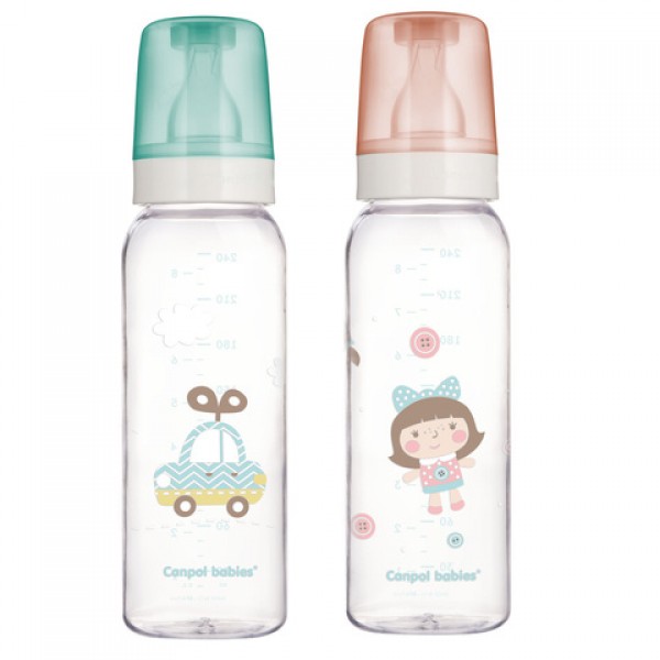 Pudele stikla DECOR 240 ml 42/201-Bērna barošana-bebis.lv