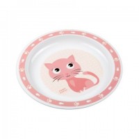 Šķīvis plastmasas CUTIE ANIMALS 4/411 pink