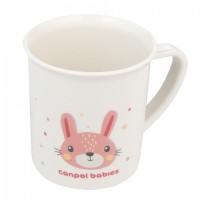 Пластмассовая кружка CUTE ANIMALS 04/413 pink RABBIT