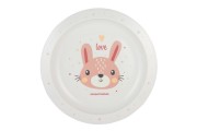 Šķivis plastmasas CUTIE ANIMALS 4/411 pink2