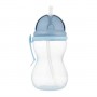 Pudele ar salmiņu Canpol babies 56/113 blue Pudele ar salmiņu Canpol babies 56/113 blue-Bērna barošana-bebis.lv