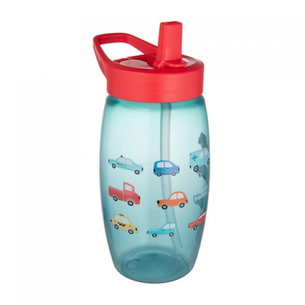 Бидон со складным поильником CARS 400 ml 56/618 blue Бидон со складным поильником CARS 400 ml 56/618 blue-Кормление ребёнка-bebis.lv