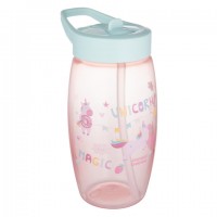 Pudele ar saliekamo snīpi UNICORN 400 ml 56/618 pink