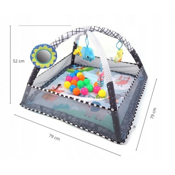 Activity playmat with balls TinyMini 23197-MAZUĻIEM (~0-5 gadi)-bebis.lv