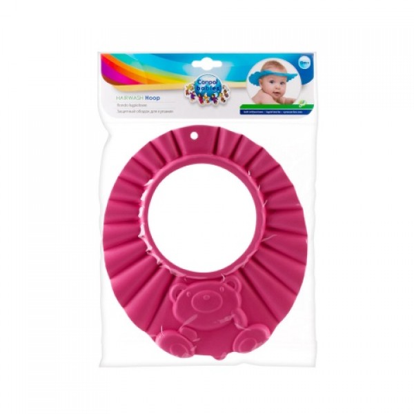 Защитный козырёк для для мытья головы 74/006 pink-Купание и плавание-bebis.lv
