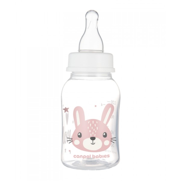 Pudele CUTE ANIMALS  125 ml 11/851 pink-Bērna barošana-bebis.lv
