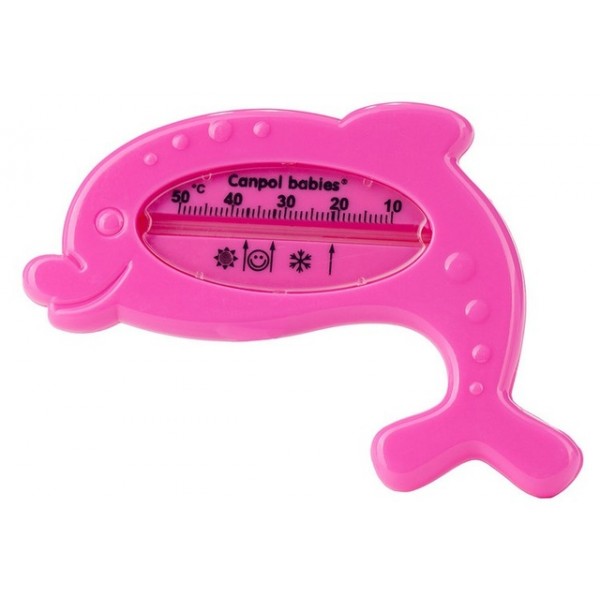 Bath thermometer Dolphin Canpol 2/782 pink-Vannošana un peldēšana-bebis.lv