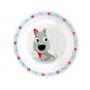 Plastic plate CUTIE ANIMALS 4/411 blue-Feeding your baby-bebis.lv