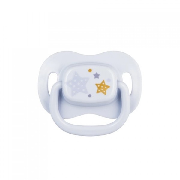 Пустышка NEWBORN симметричная 6-18 m 22/581 blue (new)-Средства по уходу-bebis.lv
