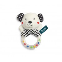 Плюшевая погремушка BLACK&WHITE BEAR 0301