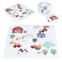 Educational mat FARM 90x90 cm 03440-MAZUĻIEM (~0-5 gadi)-bebis.lv
