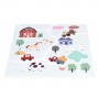 Educational mat FARM 90x90 cm 03440-MAZUĻIEM (~0-5 gadi)-bebis.lv