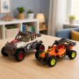 Bezceļu automašīnu komplekts, ar skaņu un gaismu, 14 cm, 05819-Rotaļlietas-bebis.lv