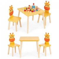 Galdiņš+ 2 krēsliņi GIRAFFE 07035