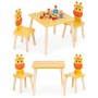Galdiņš+ 2 krēsliņi GIRAFFE 07035-Bērnu mēbeles-bebis.lv