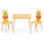 Galdiņš+ 2 krēsliņi GIRAFFE 07035-Bērnu mēbeles-bebis.lv