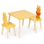 Galdiņš+ 2 krēsliņi GIRAFFE 07035-Bērnu mēbeles-bebis.lv