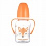Pudele ar rokturiem CUTE ANIMALS 120 ml 11/823 orange-Bērna barošana-bebis.lv