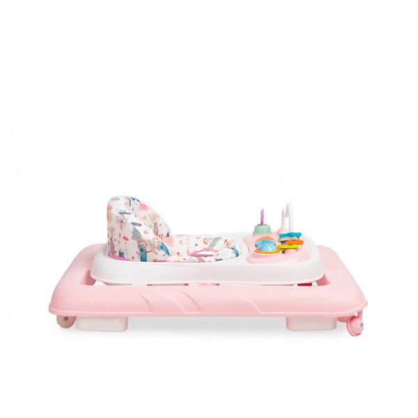 Baby walker NEL PINK (20762)-Bērnu transportlīdzekļi-bebis.lv