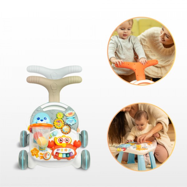 Игрушка-толкалка и игровой столик SPARK GREEN 20952-ДЛЯ МАЛЫШЕЙ (~0-5 лет)-bebis.lv
