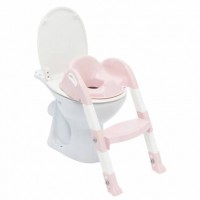 Toilet seat with step KIDDYLOO powder pink TH-2172531