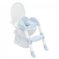 Toilet seat with step KIDDYLOO baby blue TH-2172543