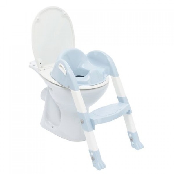 WC sēdeklis ar pakāpienu KIDDYLOO baby blue TH-2172543-Bērna tualete-bebis.lv