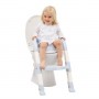 WC sēdeklis ar pakāpienu KIDDYLOO baby blue TH-2172543-Bērna tualete-bebis.lv