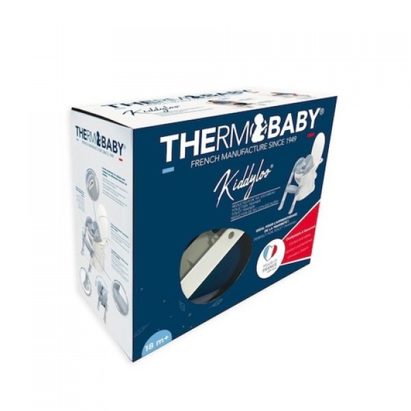 WC sēdeklis ar pakāpienu KIDDYLOO baby blue TH-2172543-Bērna tualete-bebis.lv