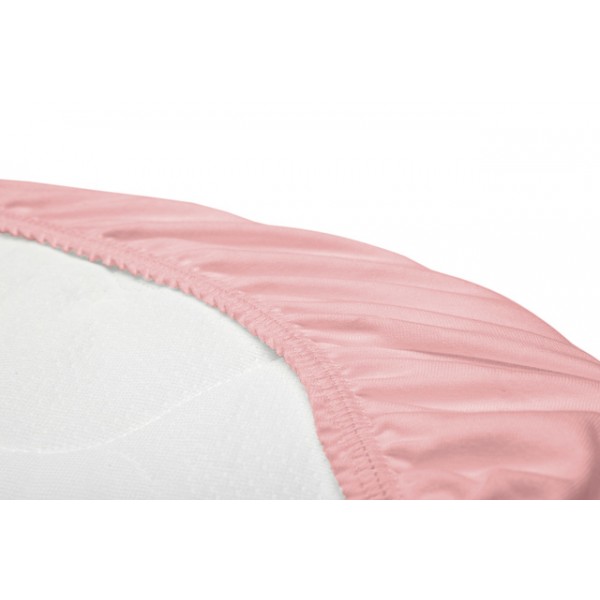 Palags jersī ratiņu matracim 75x35 cm PINK (2193) Palags jersī ratiņu matracim 75x35 cm PINK (2193)-Ratiņi un piederumi-bebis.lv