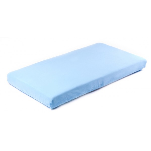 Простыня трикотажная с резинкой 160x80 cm BLUE (22087) Простыня трикотажная с резинкой 160x80 cm BLUE (22087)-Постельные принадлежности-bebis.lv