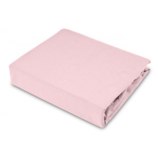 Простыня трикотажная с резинкой 160x80 cm PINK (22088) Простыня трикотажная с резинкой 160x80 cm PINK (22088)-Постельные принадлежности-bebis.lv