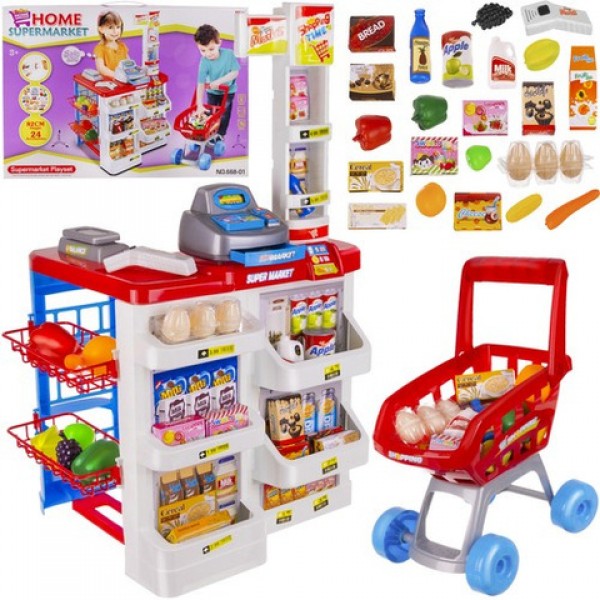 Supermarkets ar aksesuāriem 22374 Supermarkets ar aksesuāriem 22374-Rotaļlietas-bebis.lv