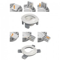 Saliekamais podiņš-WC sēdeklis TRAVEL POTTY 25510