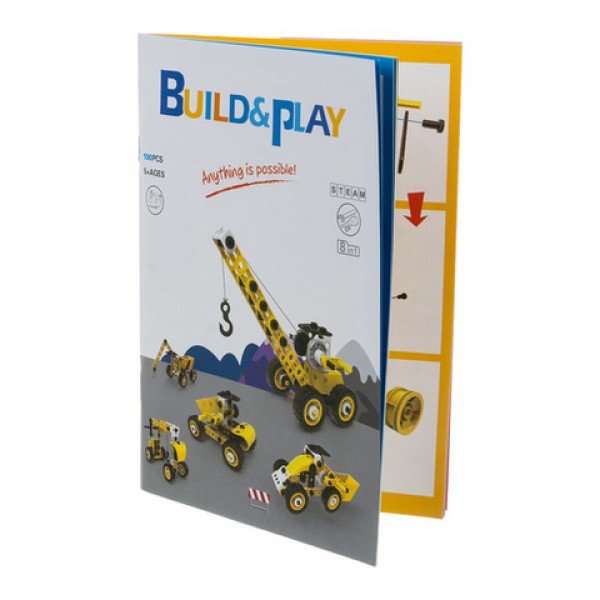 Konstruktors-mašīnas 100 el. DIY 26329 Konstruktors-mašīnas 100 el. DIY 26329-Rotaļlietas-bebis.lv