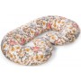 Подушка-подкова "C" PREMIUM Retro FLOWERS (2642)-Товары для мамы-bebis.lv