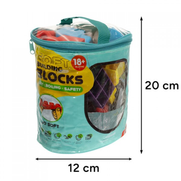 Gumijas kluču komplekts 30 el. 26576-Rotaļlietas-bebis.lv