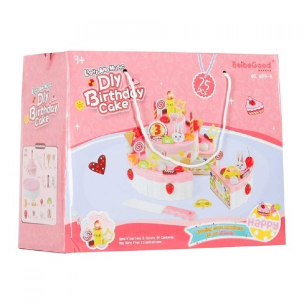 Cake for Decorating and Slicing 75 pc., KX2720-Rotaļlietas-bebis.lv