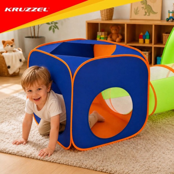 Children's tent with tunnel 5-in-1 27684-Rotaļlietas-bebis.lv